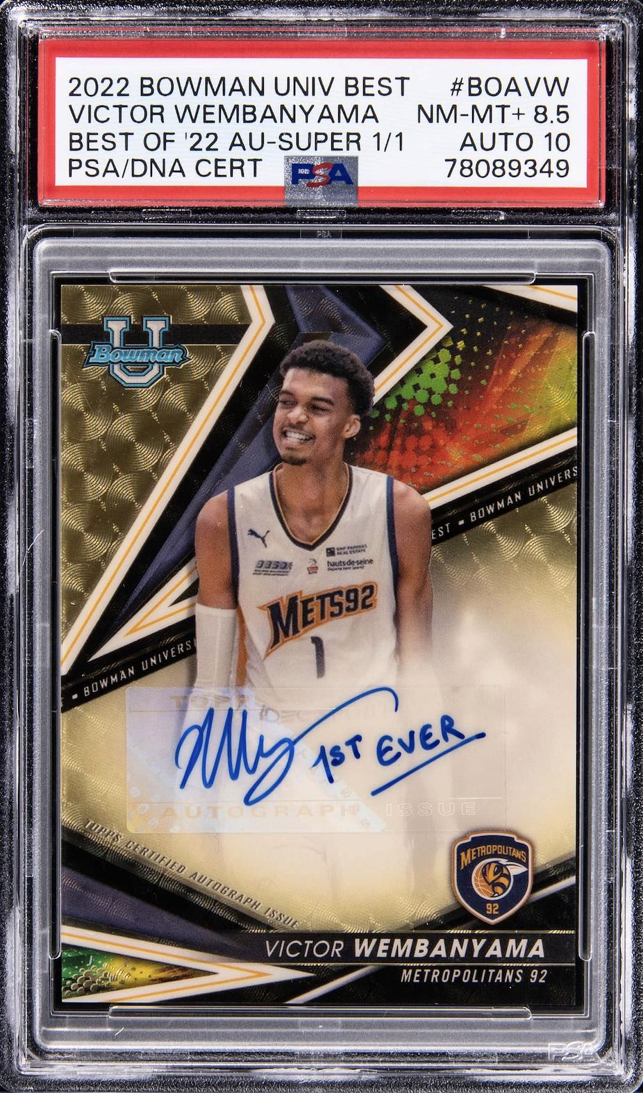 Victor Wembanyama Rookie Card